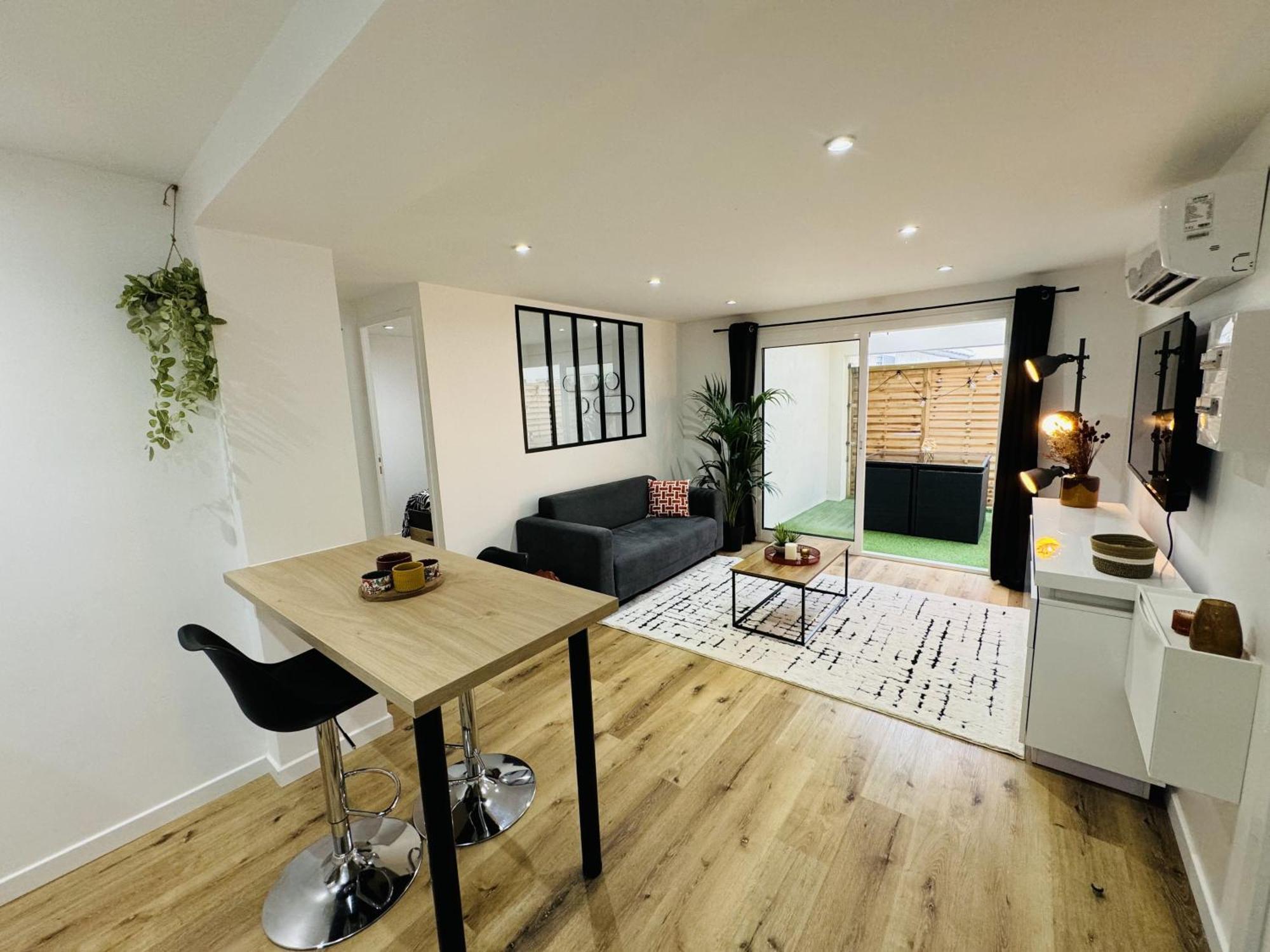 Le Bel Aire - Terrasse - Wifi Apartment Begles Bagian luar foto